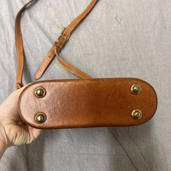 Vintage Dooney & Bourke Black All Weather Leather Crossbody Bag Purse FS Charity - Picture 6 of 13